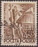 Poland 1951 Construction 45+15 GR Brown Scott 530. Polonia 530. Uploaded by susofe